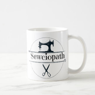 Caneca De Café Sewciopath, Presente Engraçado
