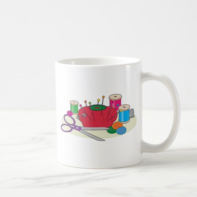 Caneca De Café Sewing (Direita)