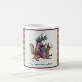 Caneca De Café Sexta-Feira Casual Medieval