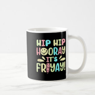 Caneca De Café Sexta-feira Feliz Sex Yay Professor Escola Meme Ca