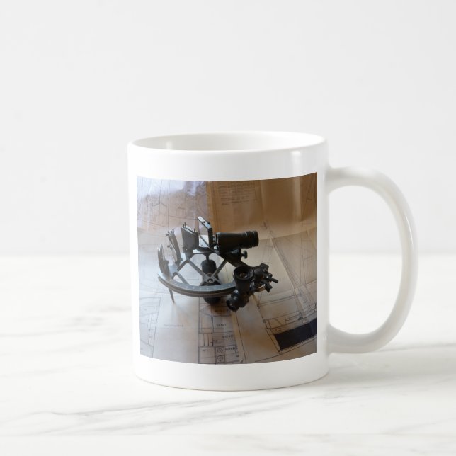 Caneca De Café Sextante Antigo (Direita)