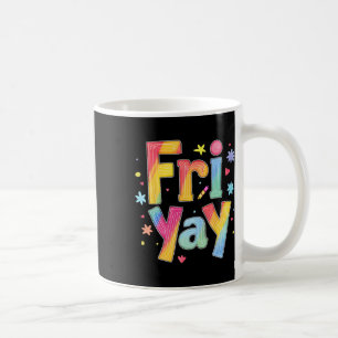Caneca De Café Sextou Feliz Sexta-Feira Divertido Fim de Semana P