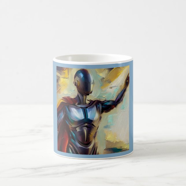 Caneca De Café SF - Herói de Inteligência Artificial 4 (Centro)