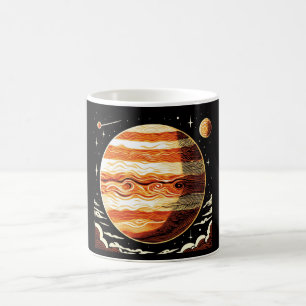 Caneca De Café SF Júpiter Woodcut 3