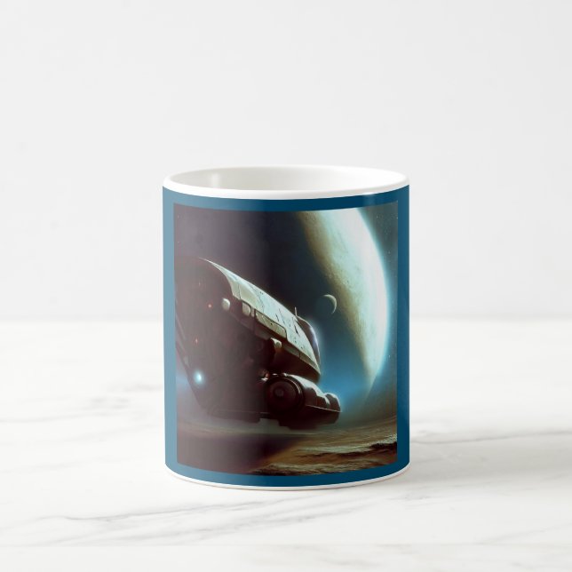 Caneca De Café SF Orbiting Spaceship 1 (Centro)