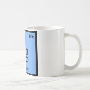 Caneca De Café Sg - Símbolo Químico de Atletismo de Velocidade