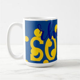 Caneca De Café SGRho Rhoyal Blue e Rhoyal Soror Mug Dourado