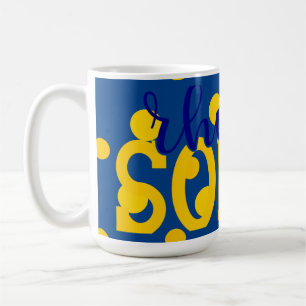 Caneca De Café SGRho Rhoyal Blue e Rhoyal Soror Mug Dourado