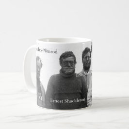 Caneca De Café Shackleton e grupo na imagem antárctica do Nimrod