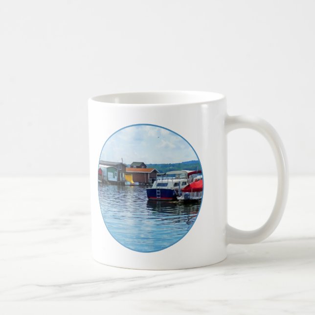 Caneca De Café Shacks de Pesca Canandaigua (Direita)