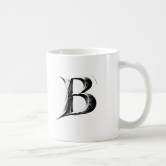 Caneca De Café Shadow B – Dark Letter B cup