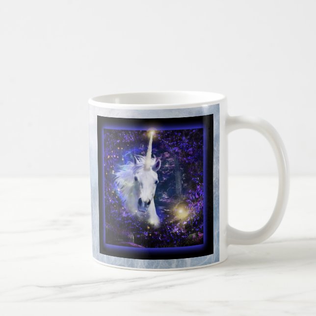Caneca de Café SHAFIRE Cavalo Unicórnio Místico (Direita)