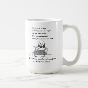 Caneca De Café Shakespeare considera o limerick