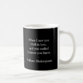 Caneca De Café Citação de William Shakespeare - Amor