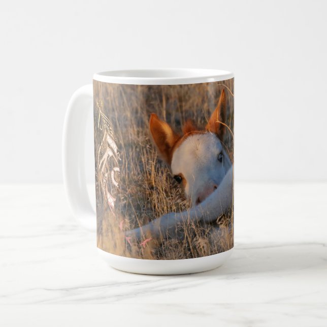 Caneca De Café Shaman Filly Cerâmica Mug (imagem de cheio) (Frente Esquerda)