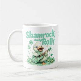 Caneca De Café Shamrock and Roll" Duckling