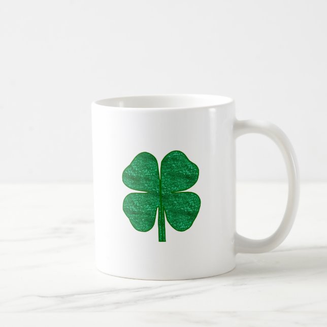 Caneca De Café shamrock brilhante (Direita)