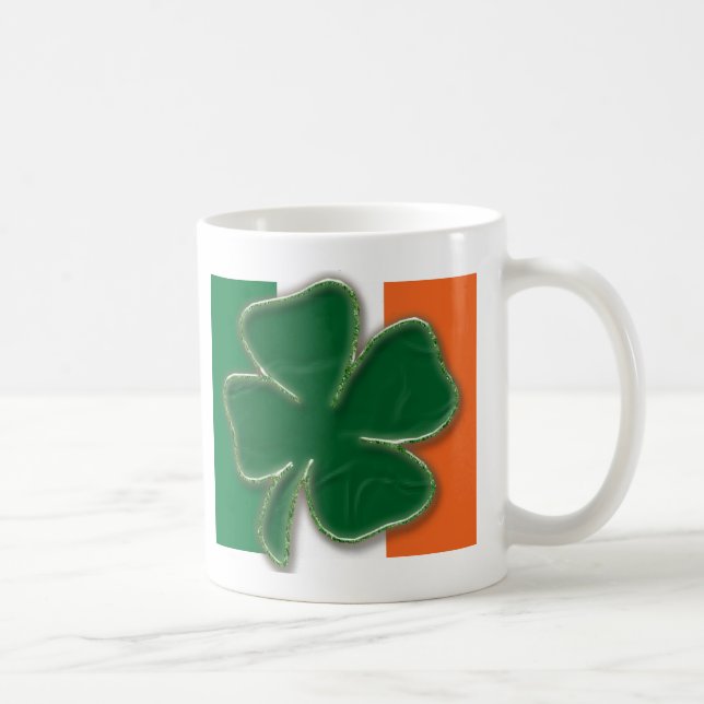 Caneca De Café Shamrock Flag Mug (Direita)