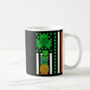 Caneca De Café Shamrock Irish American Flag Pineapple Fruta Pa