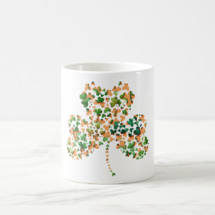Caneca De Café Shamrocks Irlandês