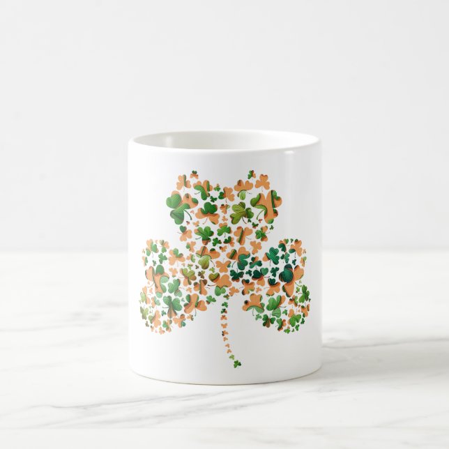 Caneca De Café Shamrocks Irlandês (Centro)