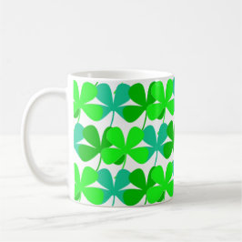 Caneca De Café Shamrocks Rua verde irlandesa. Dia de Patrick 4Ann