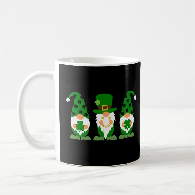 Caneca De Café Shamrocks - Um Toque de Sorte Irlandesa 🍀 (Esquerda)