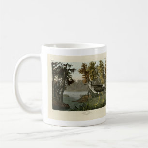 Caneca De Café Shank Amarelo das Aves da América de Audubon