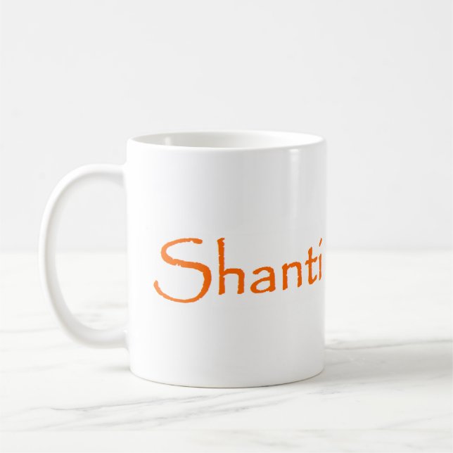 Caneca De Café shanti da paz (Esquerda)