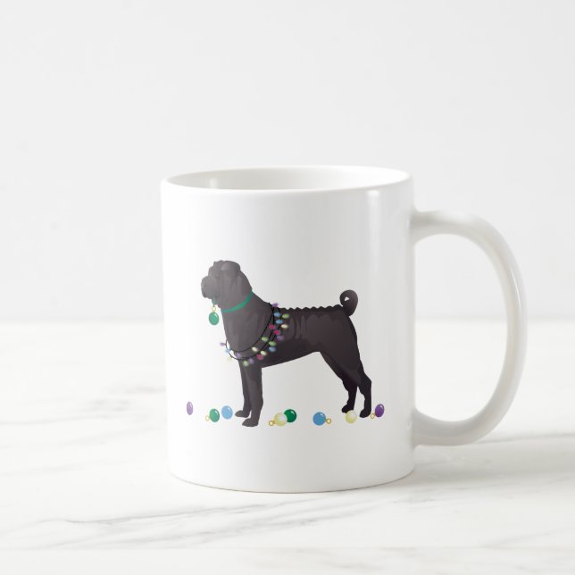 Caneca De Café Shar Chinês Pei Feliz Cachorro Malvado Desenho de  (Direita)