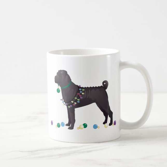 Caneca De Café Shar Chinês Pei Feliz Cachorro Malvado Desenho de  (Direita)