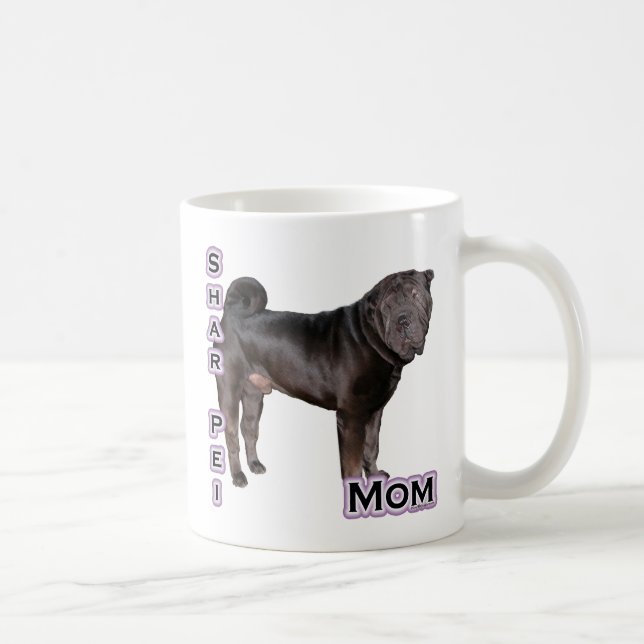 Caneca De Café Shar-Pei Chinês Mãe 4 (Direita)