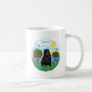Caneca De Café Shar Pei chinês (preto nº 6)