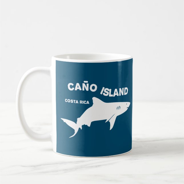 Caneca De Café Shark Diving Ilha Caño - Costa Rica (Esquerda)