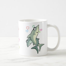 Caneca De Café Shark Love