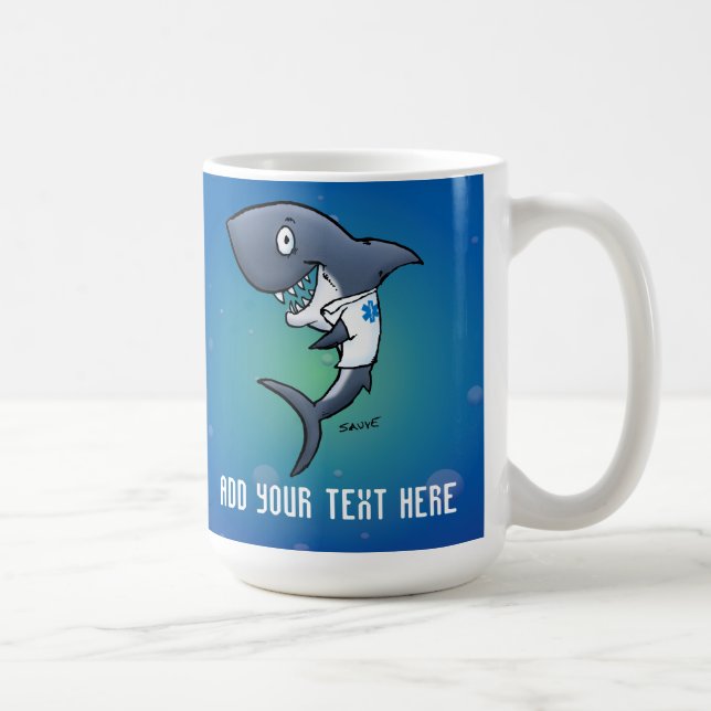 Caneca De Café Shark Medical Healthcare Coffee Mug (Direita)