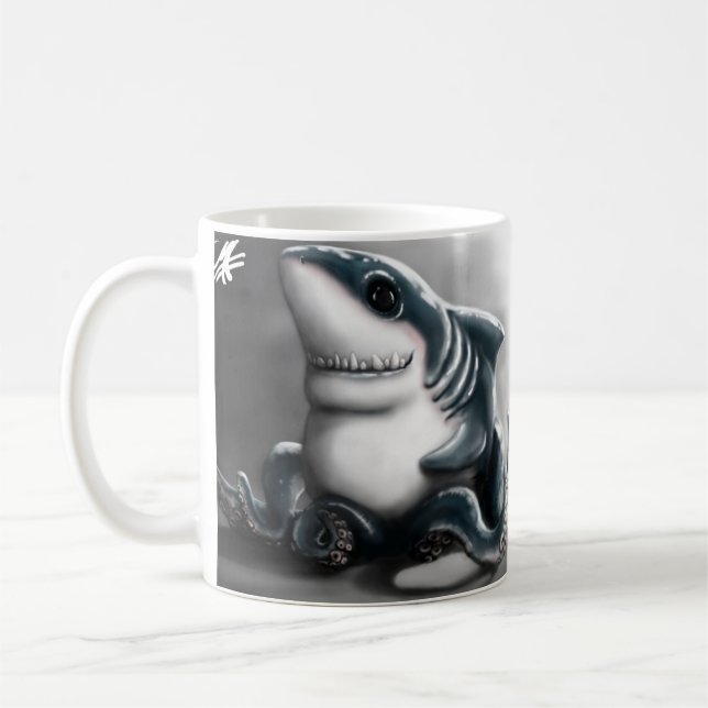 CANECA DE CAFÉ SHARKTOPUS (Esquerda)