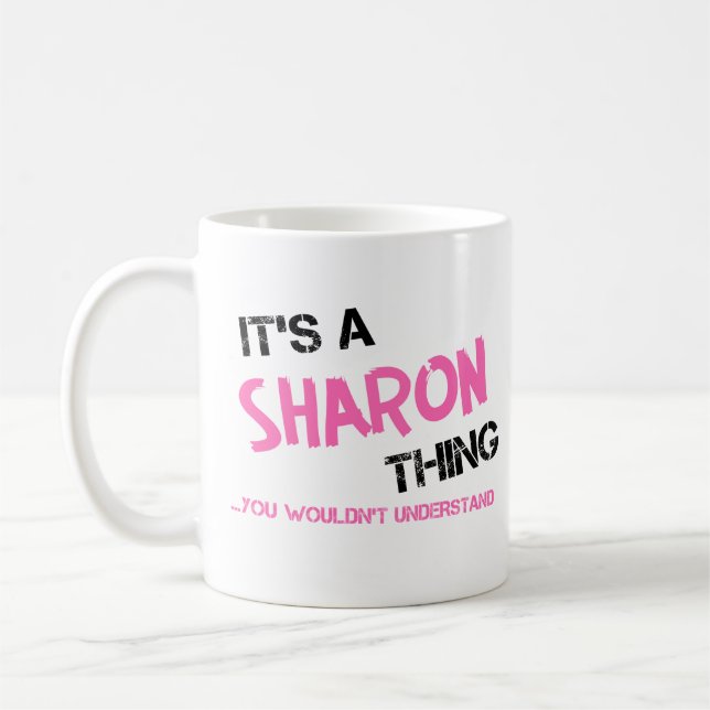 Caneca De Café Sharon, não entenderia T-Shirt (Esquerda)
