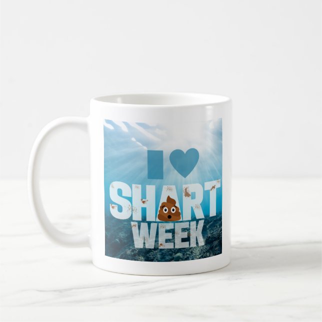 CANECA DE CAFÉ SHART WEEK UMA SEMANA DE TUBARÃO (Esquerda)