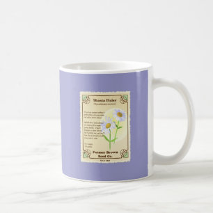 Caneca De Café Shasta Daisy Seed Packet