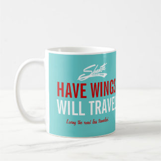 Caneca De Café Shasta tem as asas - viajará customizável