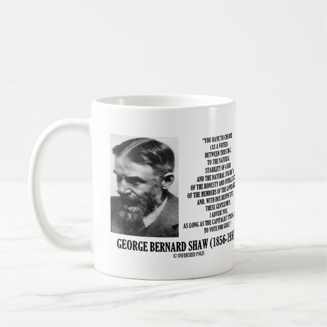 Caneca De Café Shaw Estabilidade Dourada Honestidade Deputados Go (Esquerda)