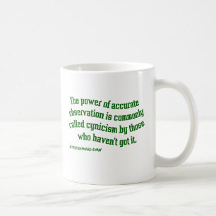 Caneca De Café Shaw no cinismo