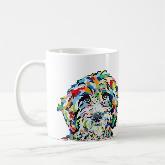Caneca De Café Sheepadoodle 11 oz. Coffee Mug (Esquerda)