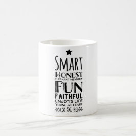 Caneca De Café Sheffey Acronym com uma estrela
