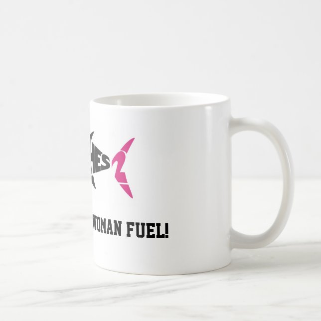 Caneca de café Shefishes2 branco (Direita)