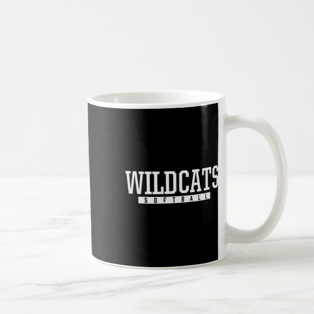 Caneca De Café Shelby County Wildcats Softll Hs  (Direita)