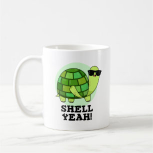 Caneca De Café Shell Sim Engraçado Tortoise Pun