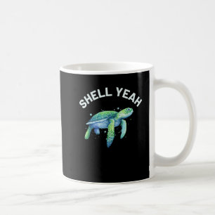 Caneca De Café Shell Sim - Tortoise e Tartaruga Marinha