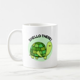 Caneca De Café Shello Ali Engraçado Tortoise Pun